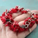 Авторские браслеты с кораллом