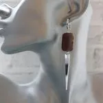 Серьги с агатами