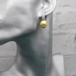 Серьги с золотым жемчугом барокко