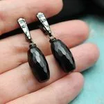 Серьги с агатом