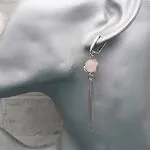 Серьги с цепочками