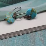 Серьги с бирюзой