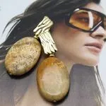 серьги с реликтовым кораллом