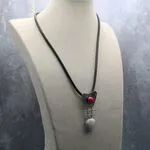 Серебряные подвески с кораллом