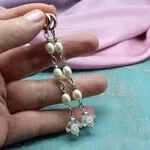 Серебряные серьги с жемчугом