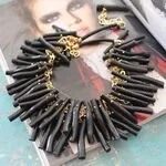 Ожерелье с черными кораллами
