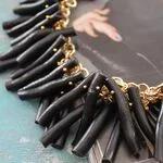 Бамбуковый коралл - ожерелье из коралла