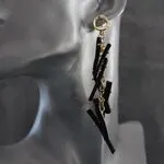Авторские украшения с натуральными камнями - серьги с кораллами