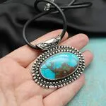 Крупная бирюза в украшениях
