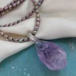 Подвеска из аметиста