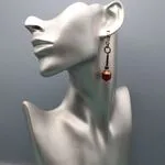 Стильные серьги с натуральными камнями