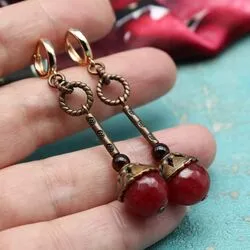 Серьги из агата