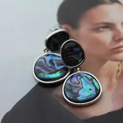 Серьги гвоздики из гелиотиса