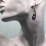 Авторские серьги с перламутром