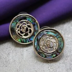 Серьги гвоздики из гелиотиса