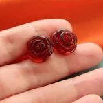 Серьги из янтаря