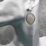 Серебряные серьги с перламутром