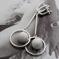 Серьги из кахалонга