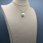 Подвеска с крупным жемчугом