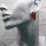 серьги с сердоликом