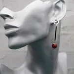 Стильные серьги с кораллом