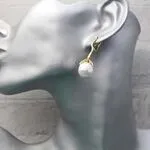 Серьги с жемчугом касуми