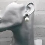 Серьги с барочным жемчугом