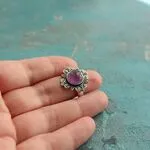 Элегантное кольцо с аметистом