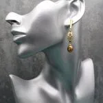 Серьги с барочным жемчугом