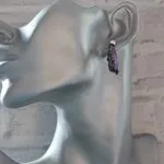 Дизайнерские серьги с турмалином