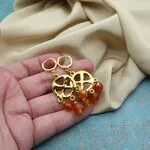 Серьги из сердолика