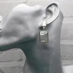 Серьги из перламутра