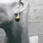 Авторские серьги с барочным жемчугом
