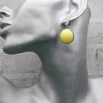 Янтарные серьги