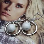 Серьги в геометрическом стиле