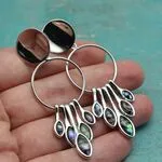 Необычные серьги с гелиотисом