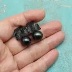 Авторские украшения из черного жемчуга