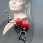 Серьги с кораллами