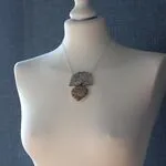 Необычные украшения с агатом - колье из кружевного агата крейзи 