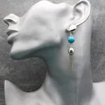 Бирюзовые серьги