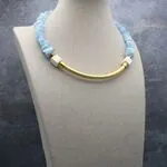Авторские украшения с натуральными камнями - аквамарин