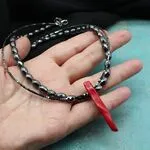 Чокер с натуральным кораллом