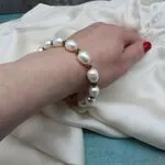 Браслет с барочным жемчугом