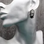 Крупные винтажные серьги