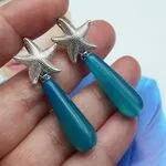 Стильные серьги с агатами