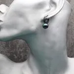 Черный жемчуг - серьги