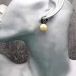 Серьги с барочным жемчугом