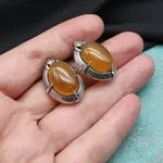 Серьги с агатом