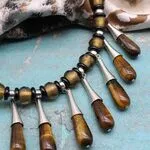 украшения с тигровым глазом