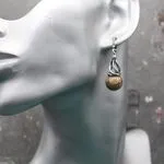 Авторские серьги с яшмой